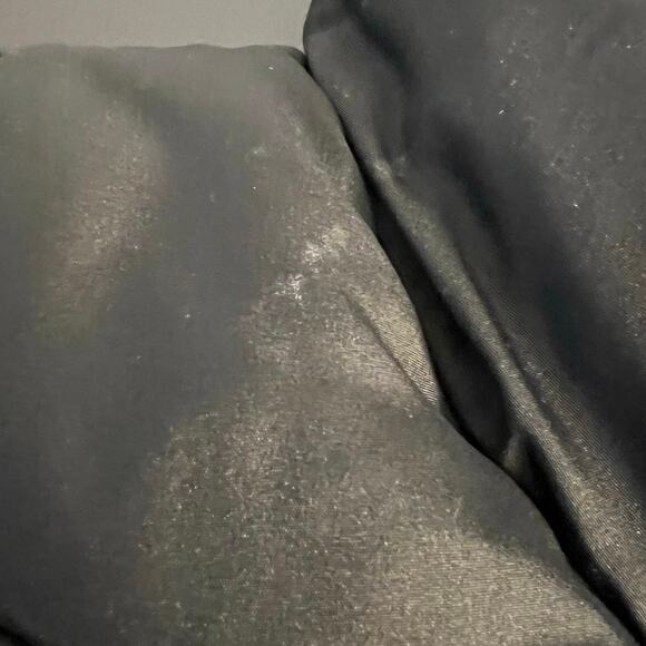 GAP Black Zip Front High Neck Puffer Jacket Size M - Picture 10 of 10